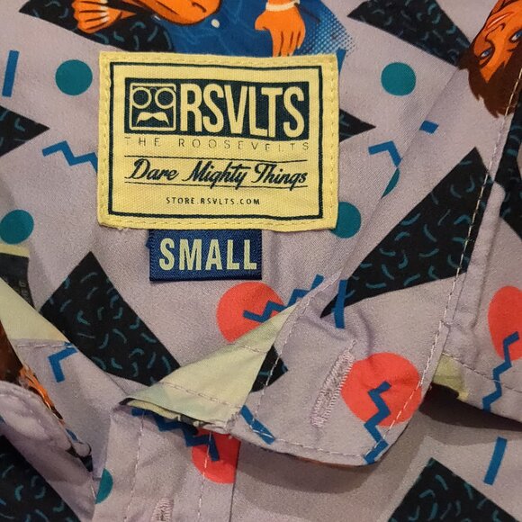 RSVLTS x Saved By The Bell Kelly Kapowski Purple Shirt SIZE SMALL - Picture 3 of 7